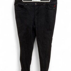 Black Vintage Tripp NYC Skinny Jeans w/Skull Details Sz 16